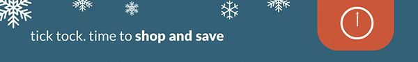 Time is limited to shop and save.