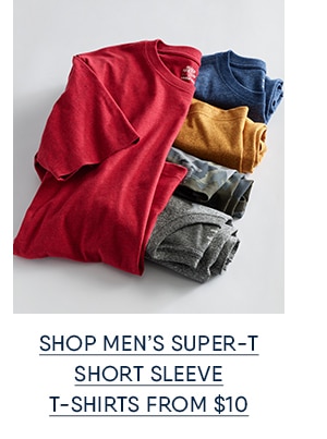 Shop men's super-t short sleeve t-shirts from $10.