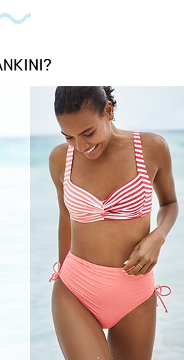 Click to shop bikini tops.