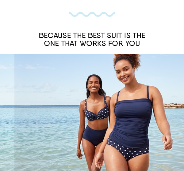 Click to shop women's swim.