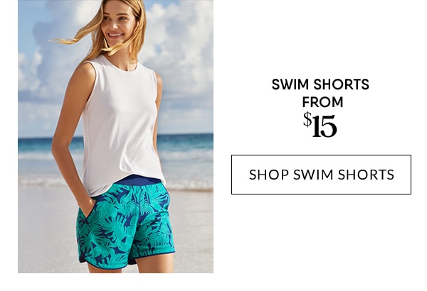 Click to shop women’s swim.