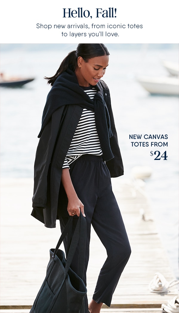 NEW CANVAS TOTES FROM $24