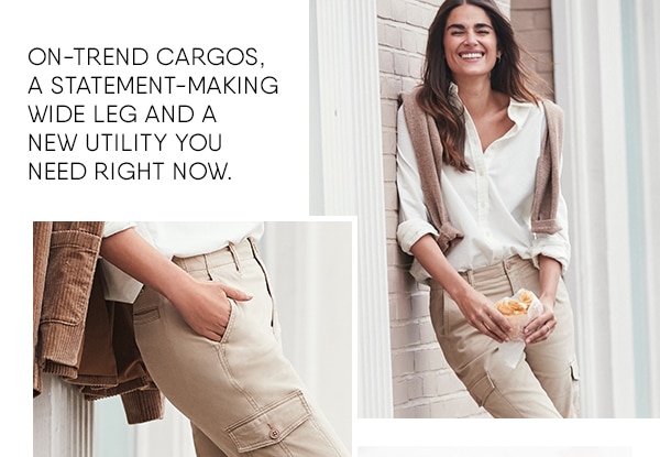 Click to shop on-trend cargos.