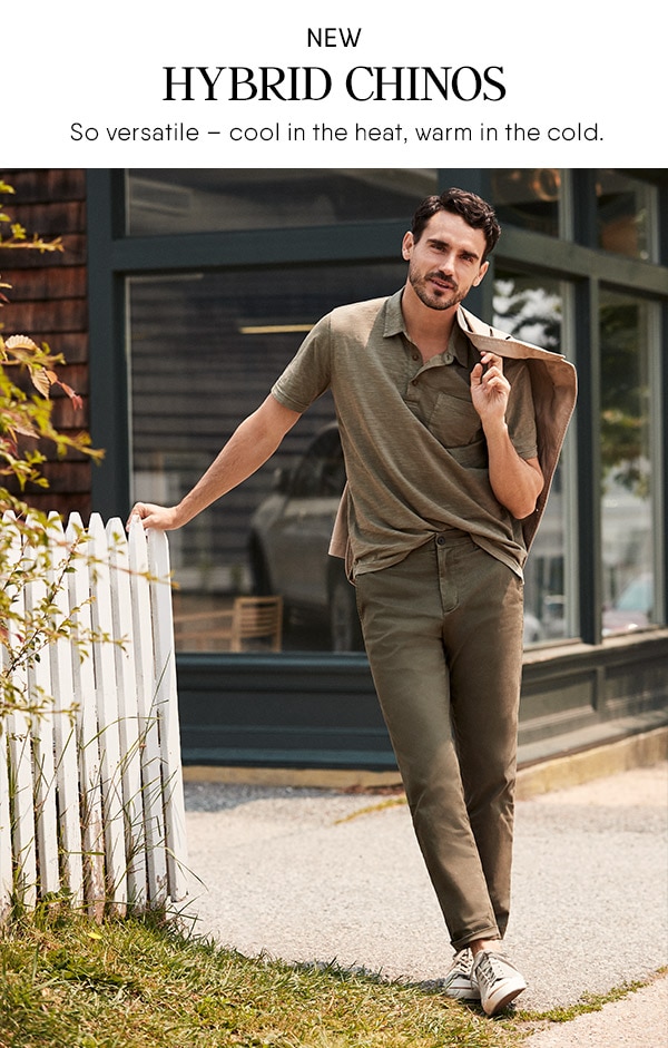 Click to shop men's chinos.