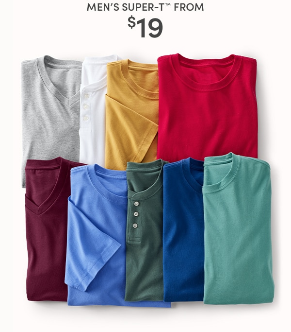 Click to shop men's tops.