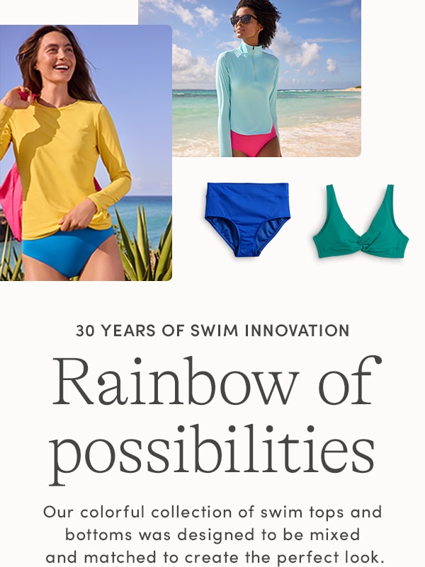 30 YEARS OF SWIM INNOVATION Rainbow of possibilities
