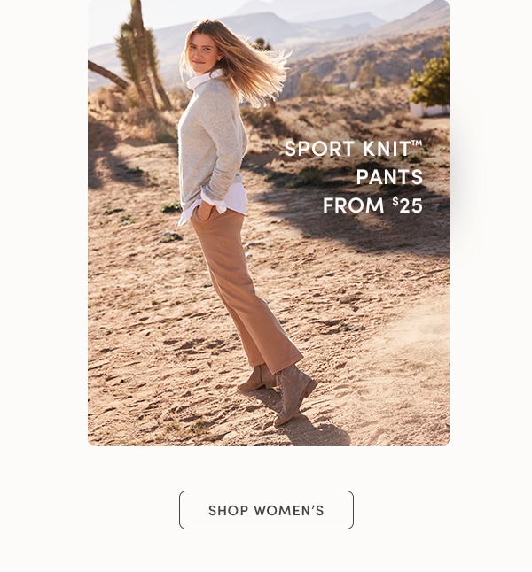 Click to shop women's pants.