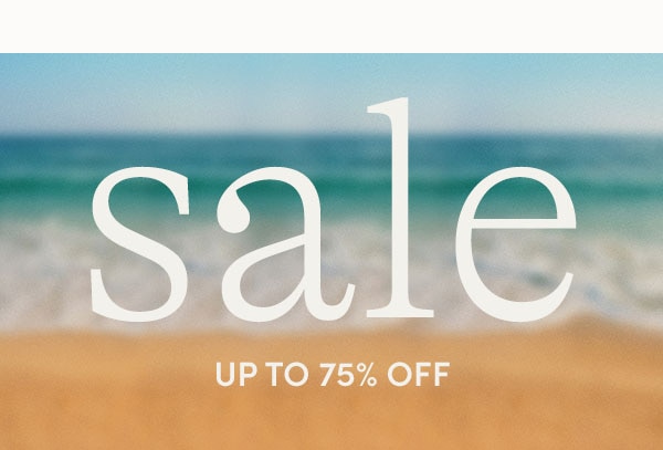 sale, UP TO 75% OFF