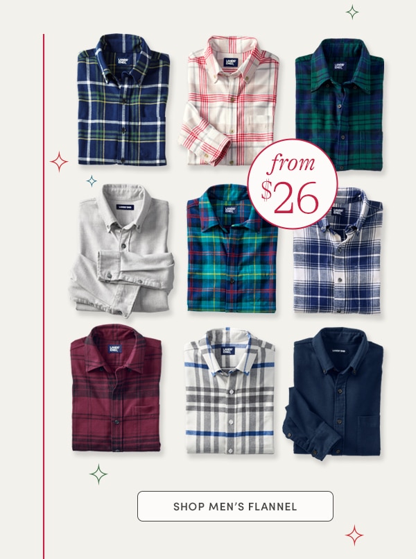 SHOP MEN'S FLANNEL