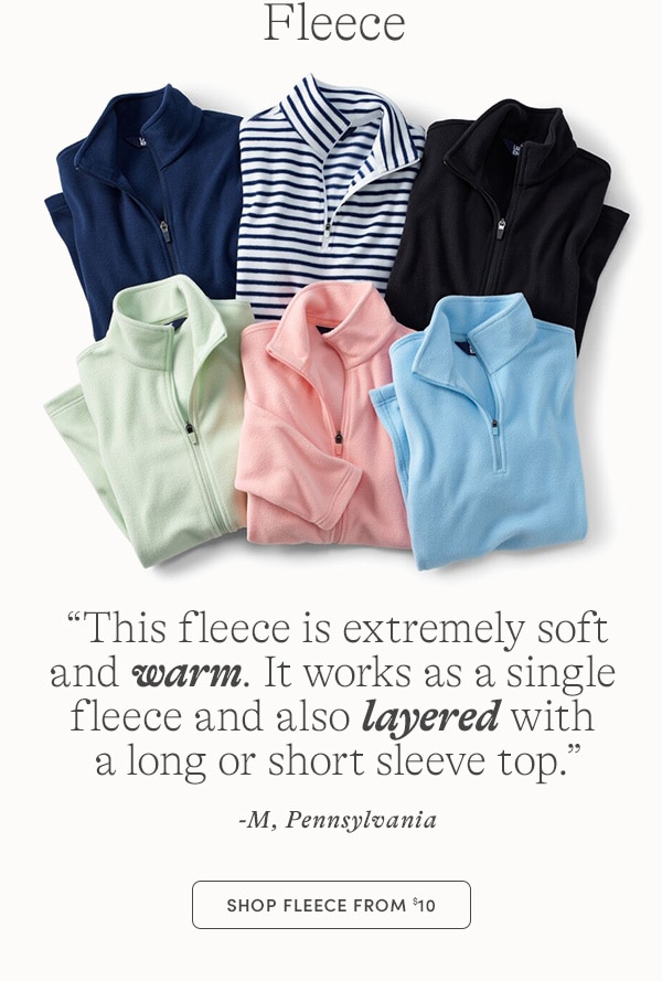 SHOP FLEECE