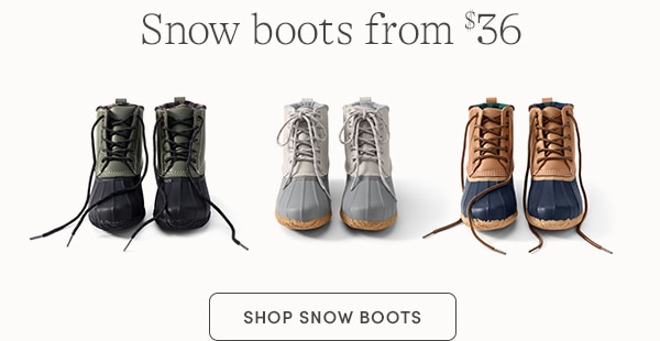 SHOP SNOW BOOTS