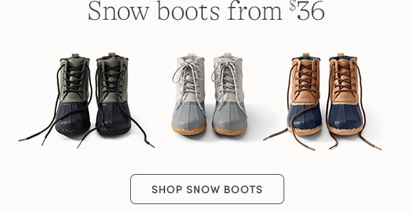 SHOP SNOW BOOTS