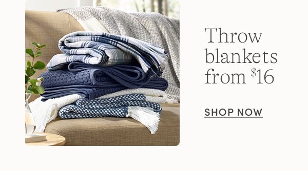 SHOP THROW BLANKETS