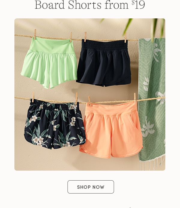 SHOP BOARD SHORTS