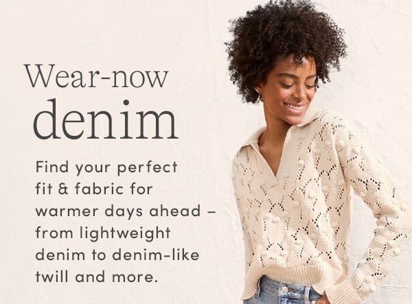 Wear-now deinim, SHOP NOW