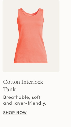 COTTON INTERLOCK TANK