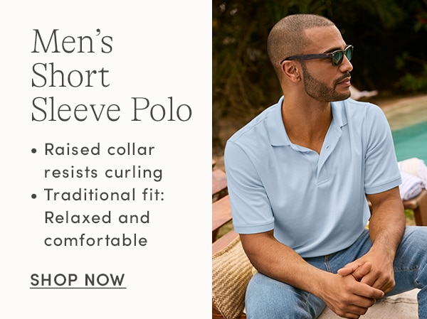 SHOP MEN'S POLOS