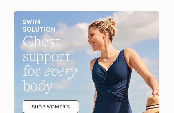 SWIM SOLUTION: CHEST SUPPORT FOR EVERY BODY
