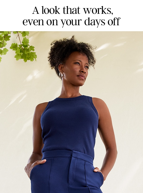 Click to shop women’s tops.